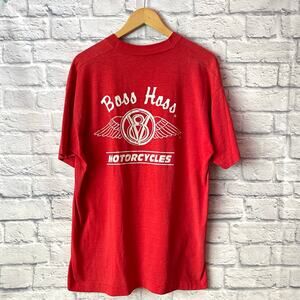 90s Boss Hoss V8 Motorcycles Pocket T-shirt